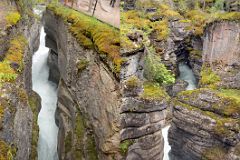 29 Water Gushing Through Maligne Canyon Near Jasper
